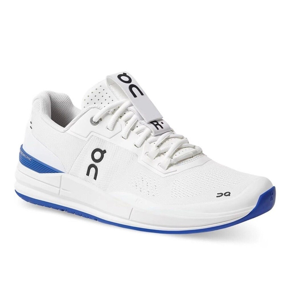 On Mens The Roger Pro Tennis Shoes 48.98721 White Indigo Blue Sneakers Size 12